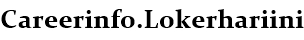 Careerinfo.Lokerhariini